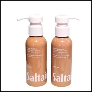 2 x Saltair Santal Bloom Skin Rejuvenating Serum Body Wash Monoi Cupuacu Kukui